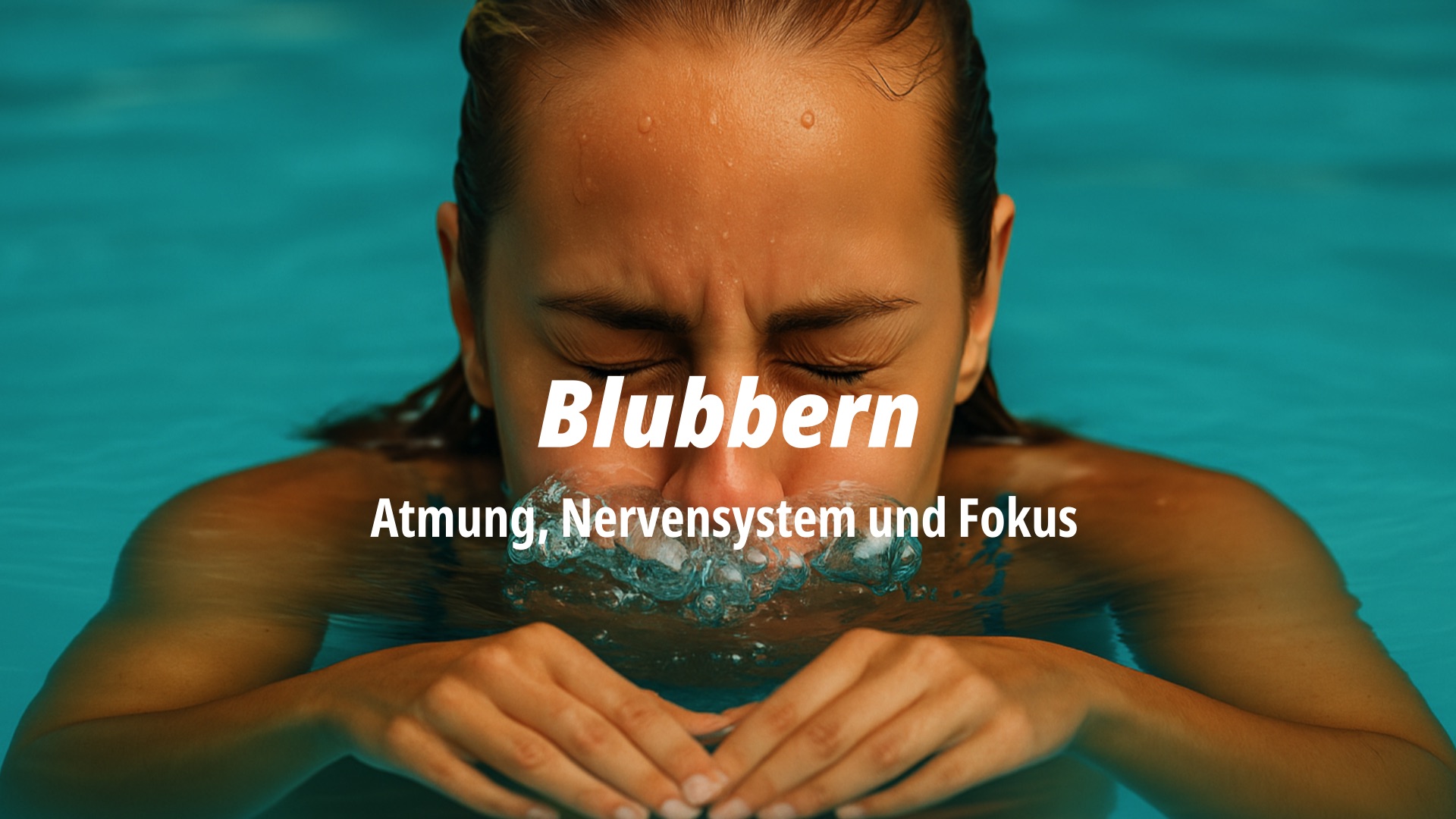 Blubbern zur Entspannung